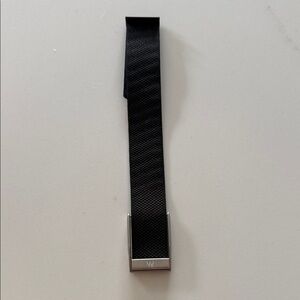 WHOOP Black Strap with Silver Detail